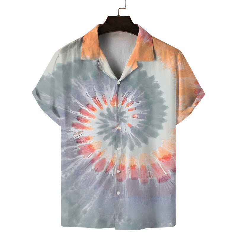 Men's Creative Digital Printing Casual Beach Shirt